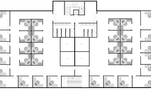 نقشه ساختمان اداری